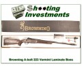 [SOLD] Browning A-bolt Stainless Laminated Varmint 223 NIB BOSS